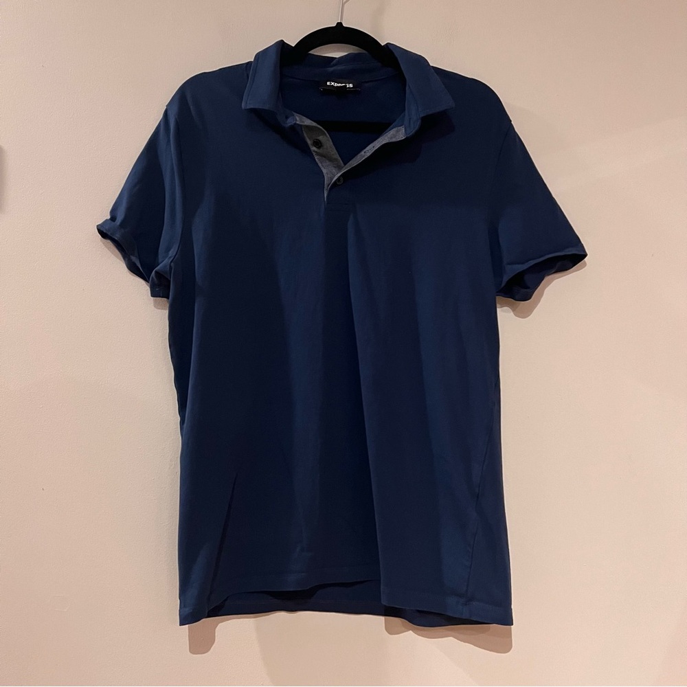 Express Men’s Navy Polo